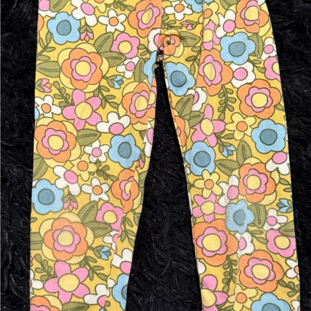 Colorful Floral Kids Leggings